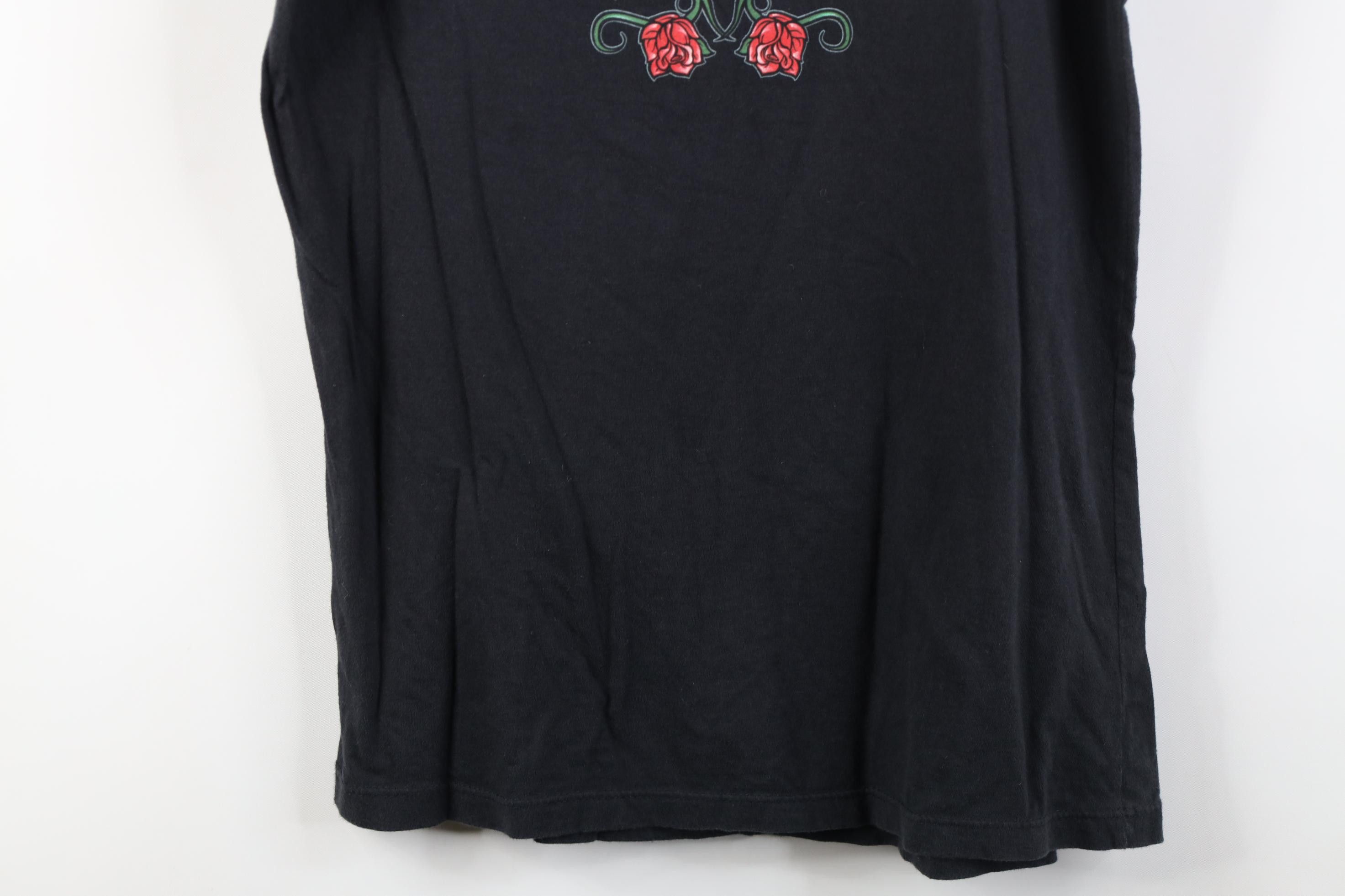 Harley Davidson Vintage Y2K Harley Davidson Rose Heart Wings Tribal T-Shirt Size L / US 10 / IT 46 - 14 Thumbnail