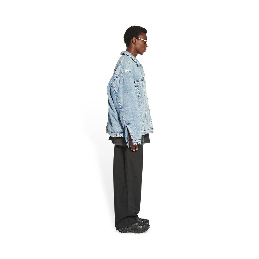 Balenciaga o1srvl11e0825 Padded Jacket in Blue Size US M / EU 48-50 / 2 - 3 Thumbnail
