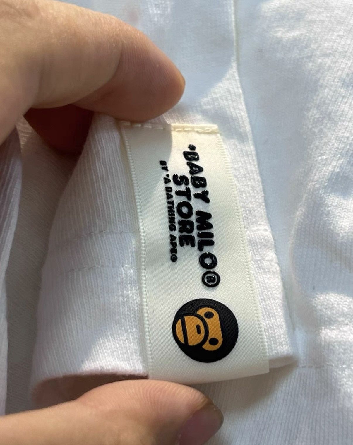 Bape BAPE white short-sleeve tee Size US M / EU 48-50 / 2 - 3 Thumbnail