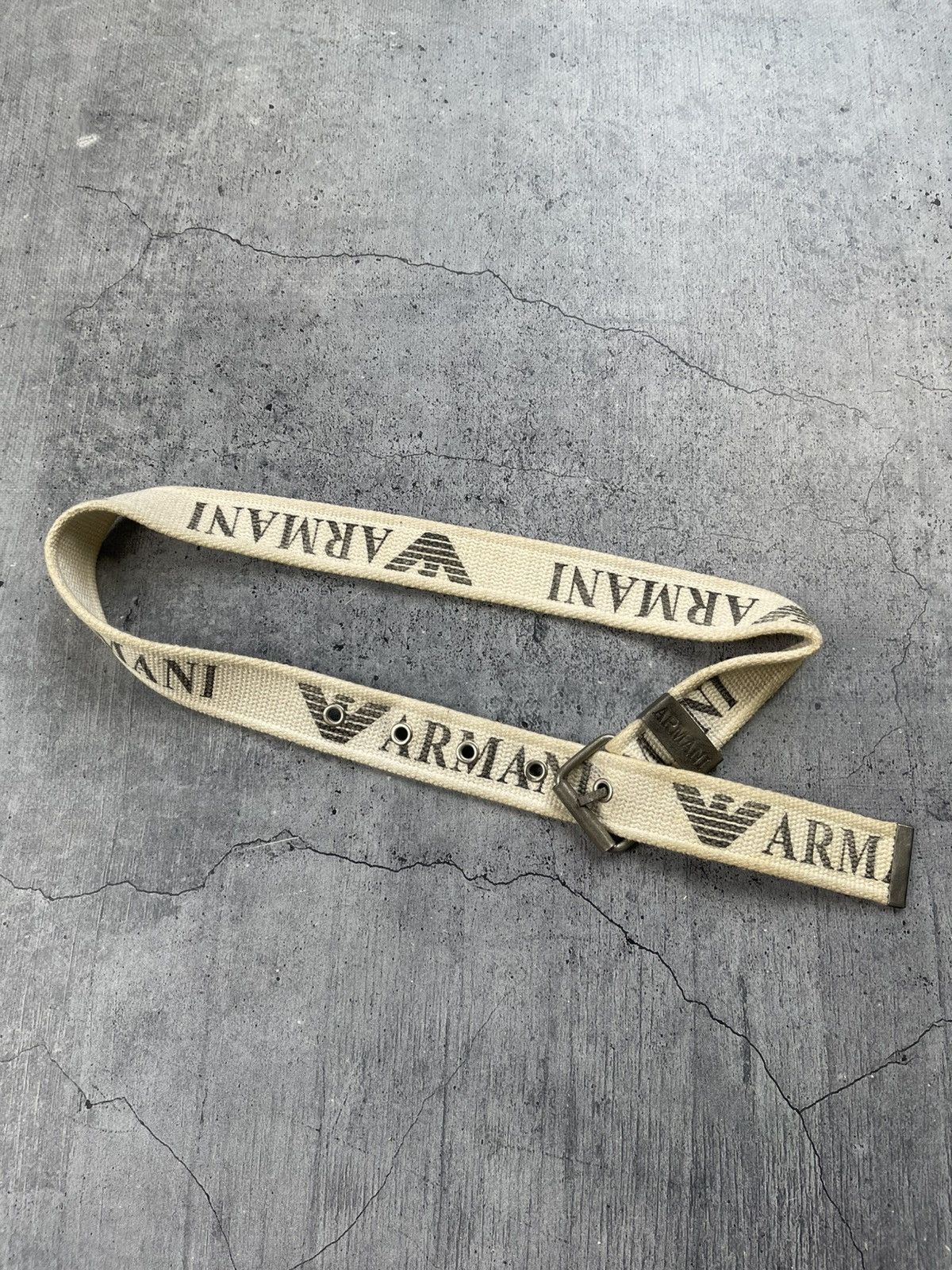Armani Armani Vintage Belt Distressed USA STYLE AFFLICTION Y2k Size ONE SIZE - 2 Thumbnail