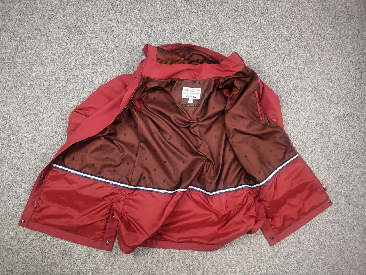 Barbour Barbour Roseate Waterproof Hooded Long Jacket brick color Size XL / US 12-14 / IT 48-50 - 12 Thumbnail