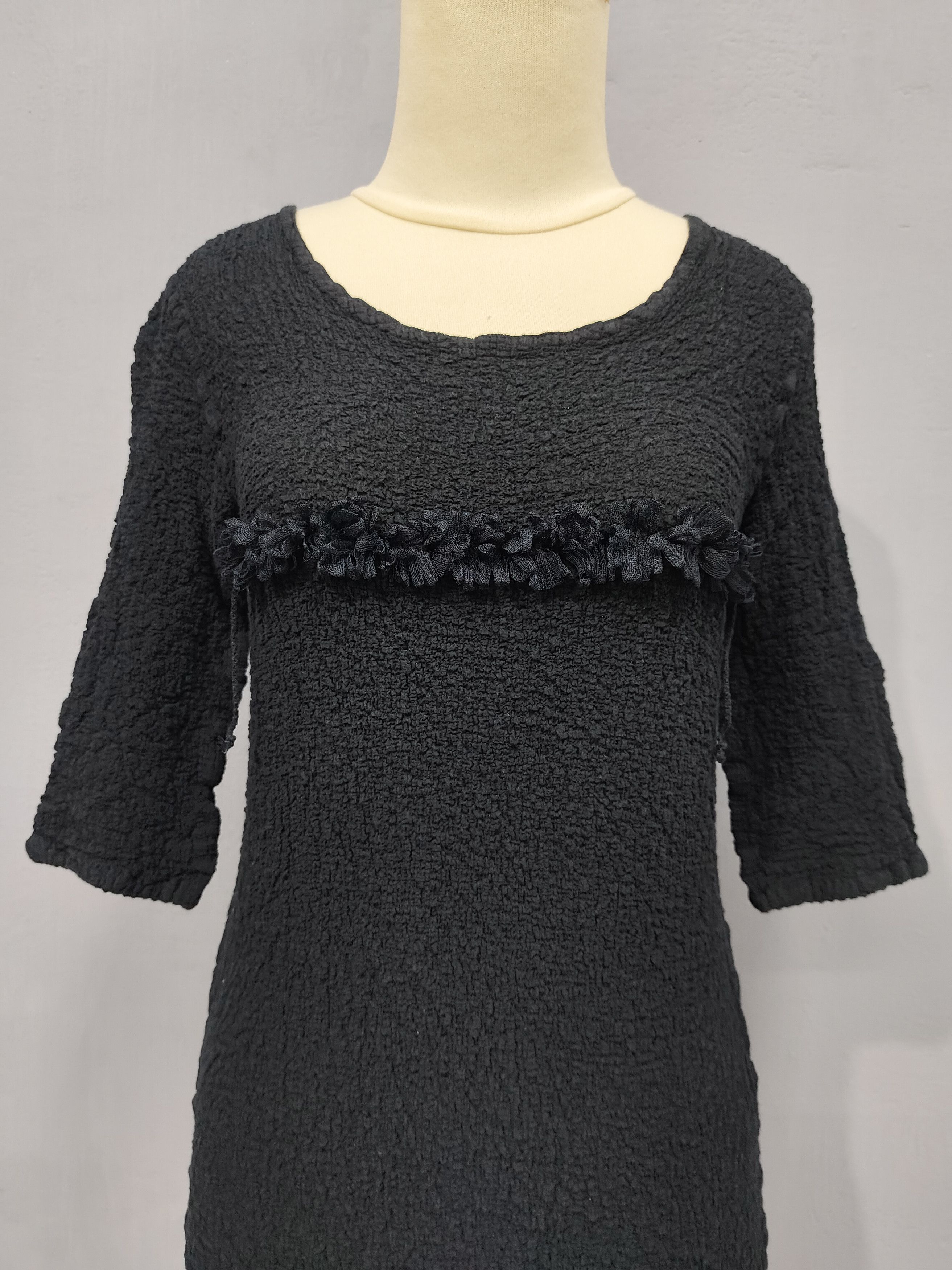Issey Miyake Issey Miyake ME- Gothic Glam Rock Wrinkle Pleated Blouses Size M / US 6-8 / IT 42-44 - 2 Thumbnail