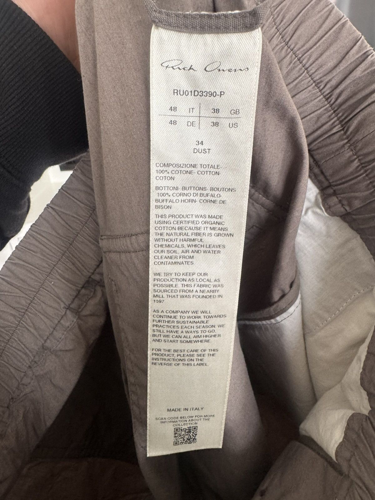 Rick Owens SS24 Lido Cotton Pants Size US 30 / EU 46 - 4 Thumbnail