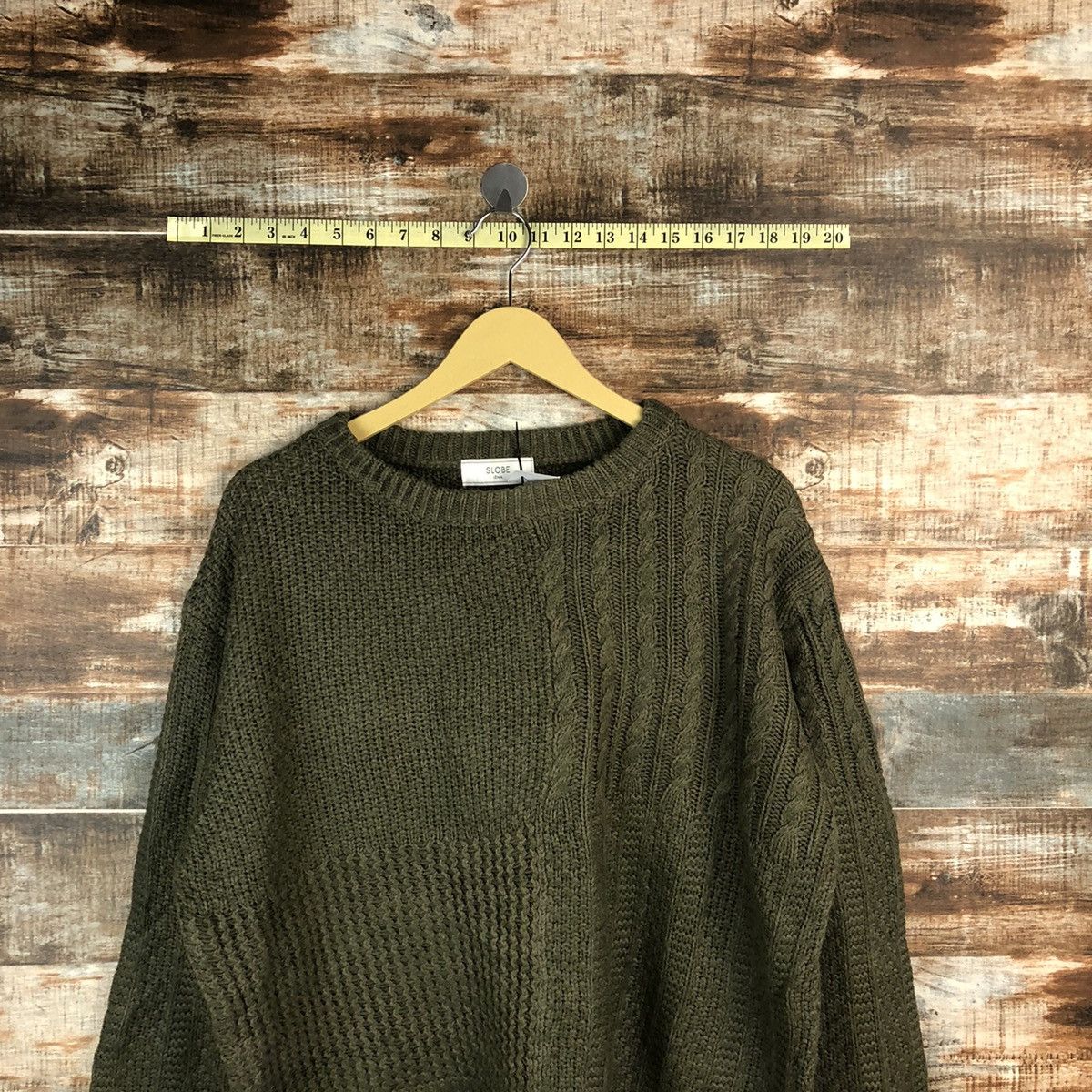 Homespun Knitwear Slobe Green vintage Knitwear #A1900 Size US M / EU 48-50 / 2 - 2 Thumbnail