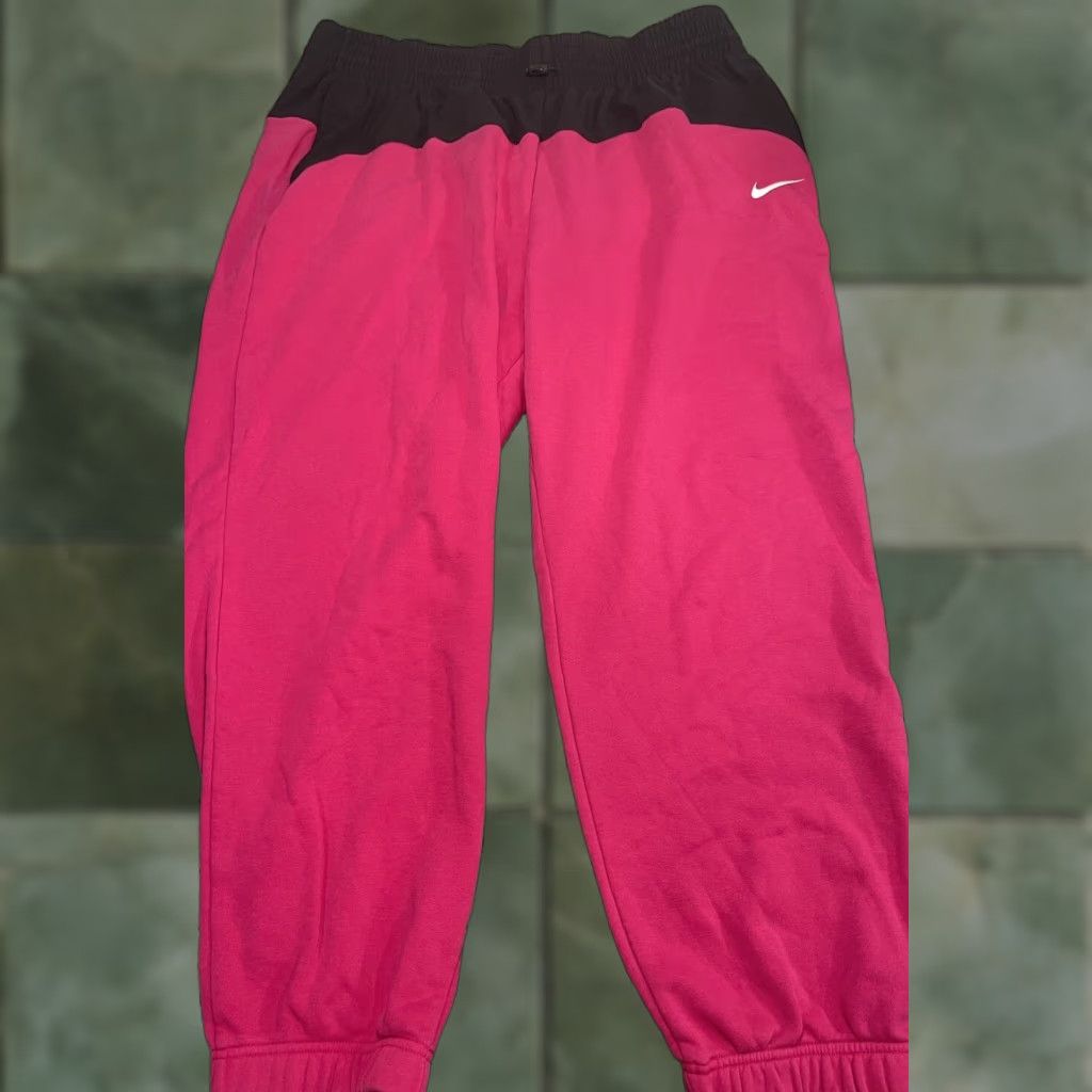 Nike Nike Sportswear Joggers Women XL Pink Icon Clash Oversized Fit Sweatpants Size 40" / US 18 - 1 Thumbnail