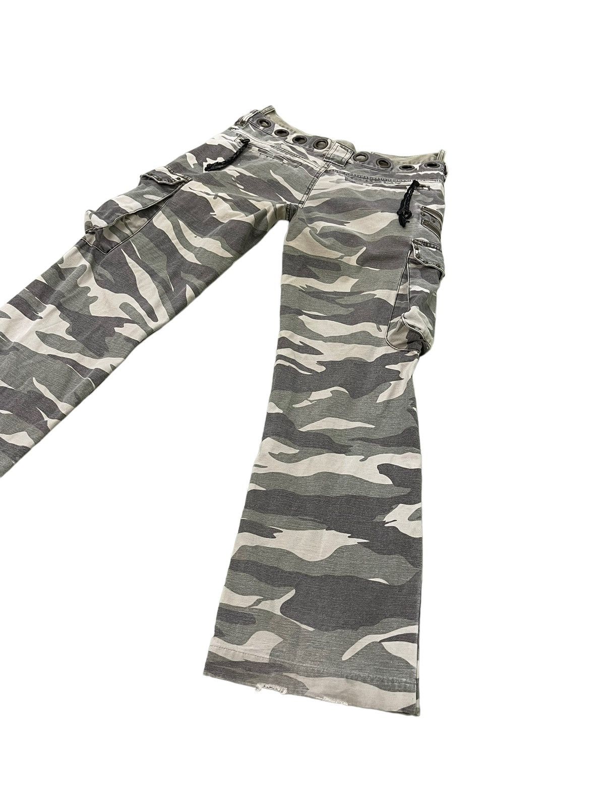 Japanese Brand Double Waist Cargo In The Attic Homme Camo Regular 7🟦9 Size US 31 - 13 Thumbnail