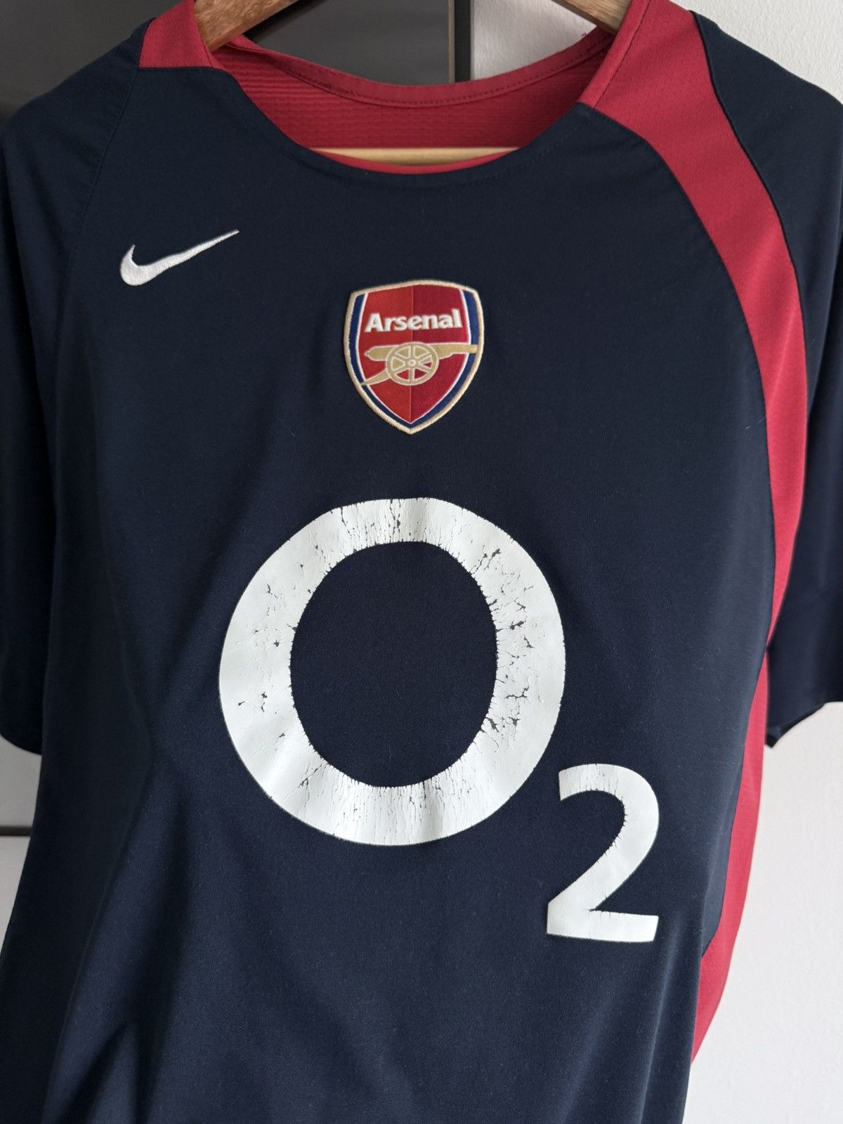 Nike Vintage Nike Jersey Arsenal 2004 2005 O2 Soccer Jersey Size US L / EU 52-54 / 3 - 3 Thumbnail