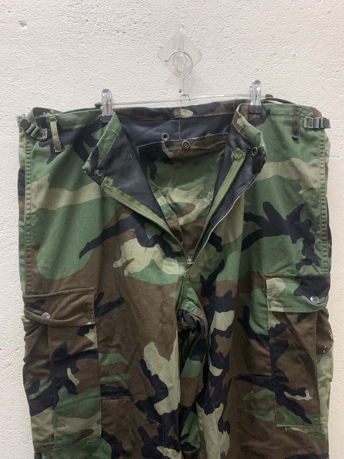 Japanese Brand × Vintage US Military Woodland Camo Chemical Protective Class 1 Size US 40 / EU 56 - 16 Thumbnail