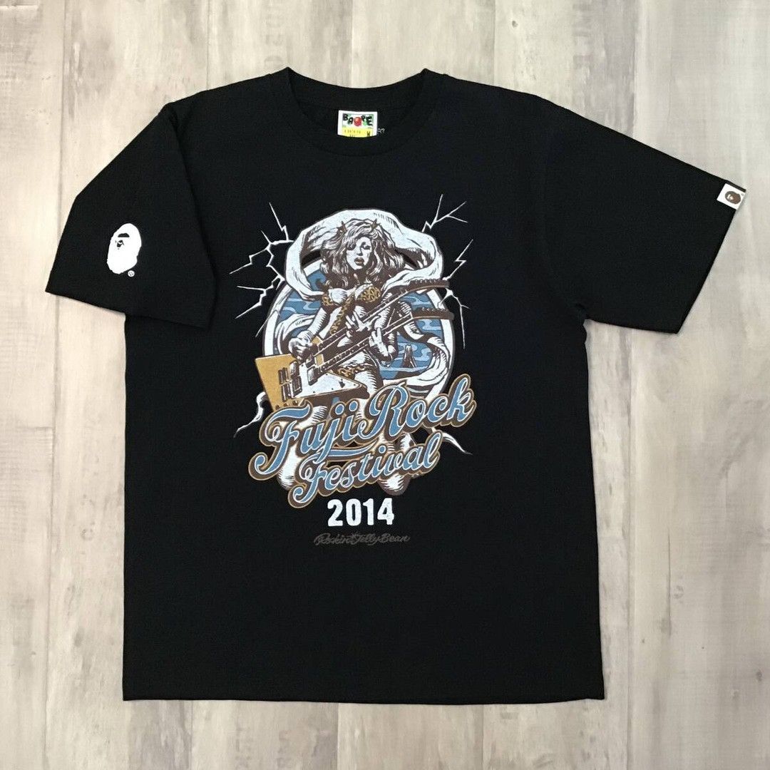 Bape 2014 BAPE × Rockin' Jelly Bean Fuji Rock Festival T-shirt Size US M / EU 48-50 / 2 - 2 Thumbnail