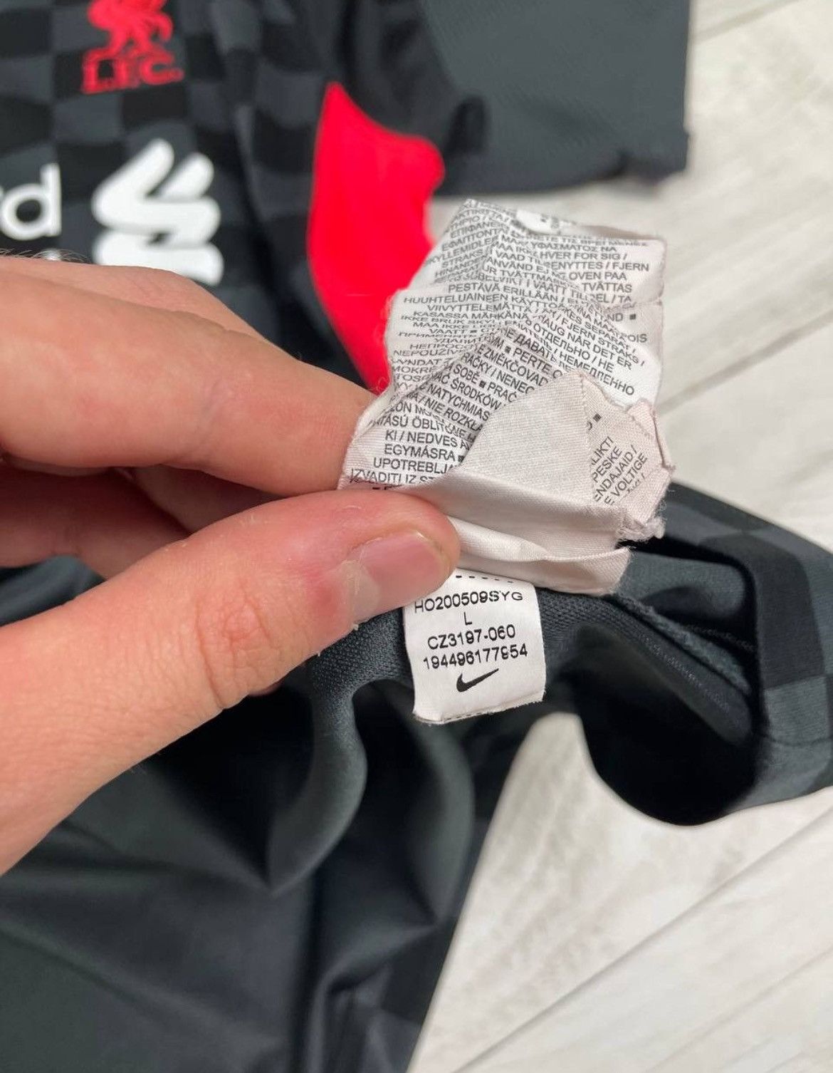 Nike Nike Liverpool 2020 2021 Third Soccer Shirt Jersey Football Size US L / EU 52-54 / 3 - 13 Thumbnail