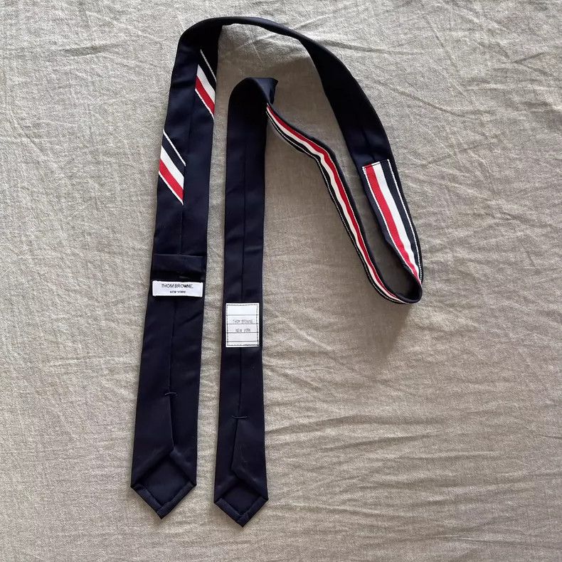 Thom Browne Thom Browne Color-striped tie Size ONE SIZE - 5 Thumbnail