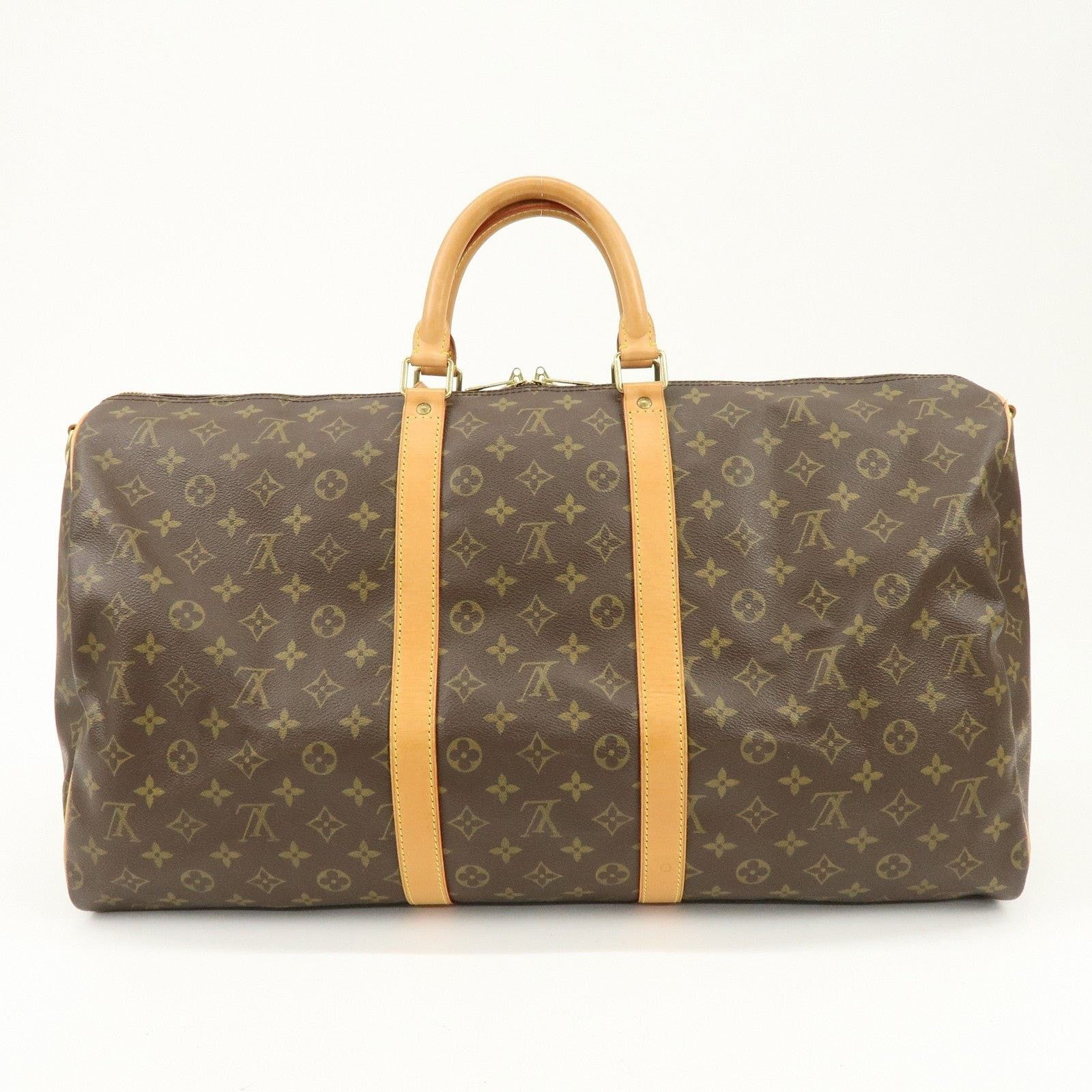 Louis Vuitton Louis Vuitton Monogram Keepall Bandouliere 55 Duffle Bag Size ONE SIZE - 2 Thumbnail