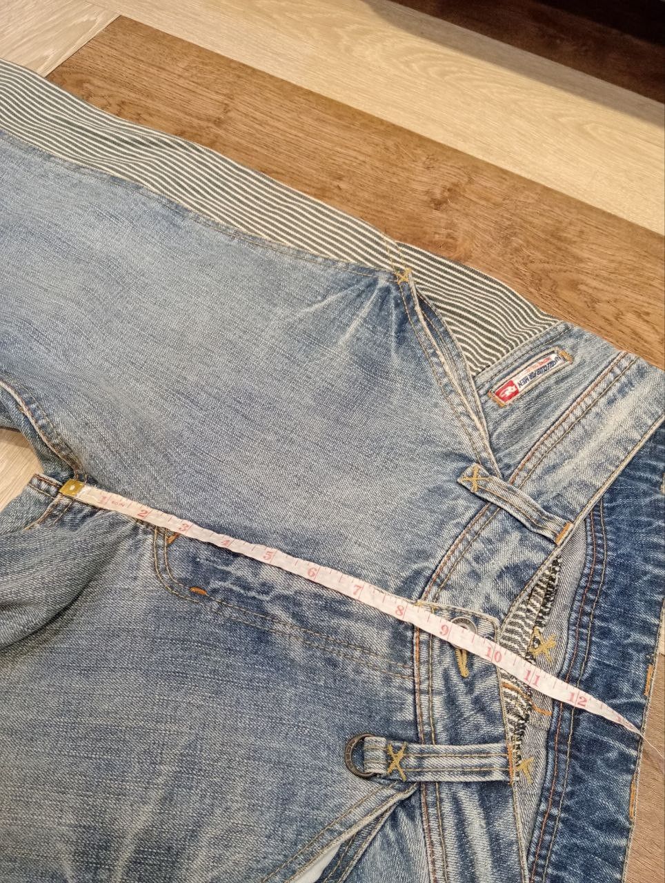 Nicole Club NICOLE CLUB FOR MEN JAPAN BLUE BAGGY DENIM PANTS Size US 35 - 16 Thumbnail