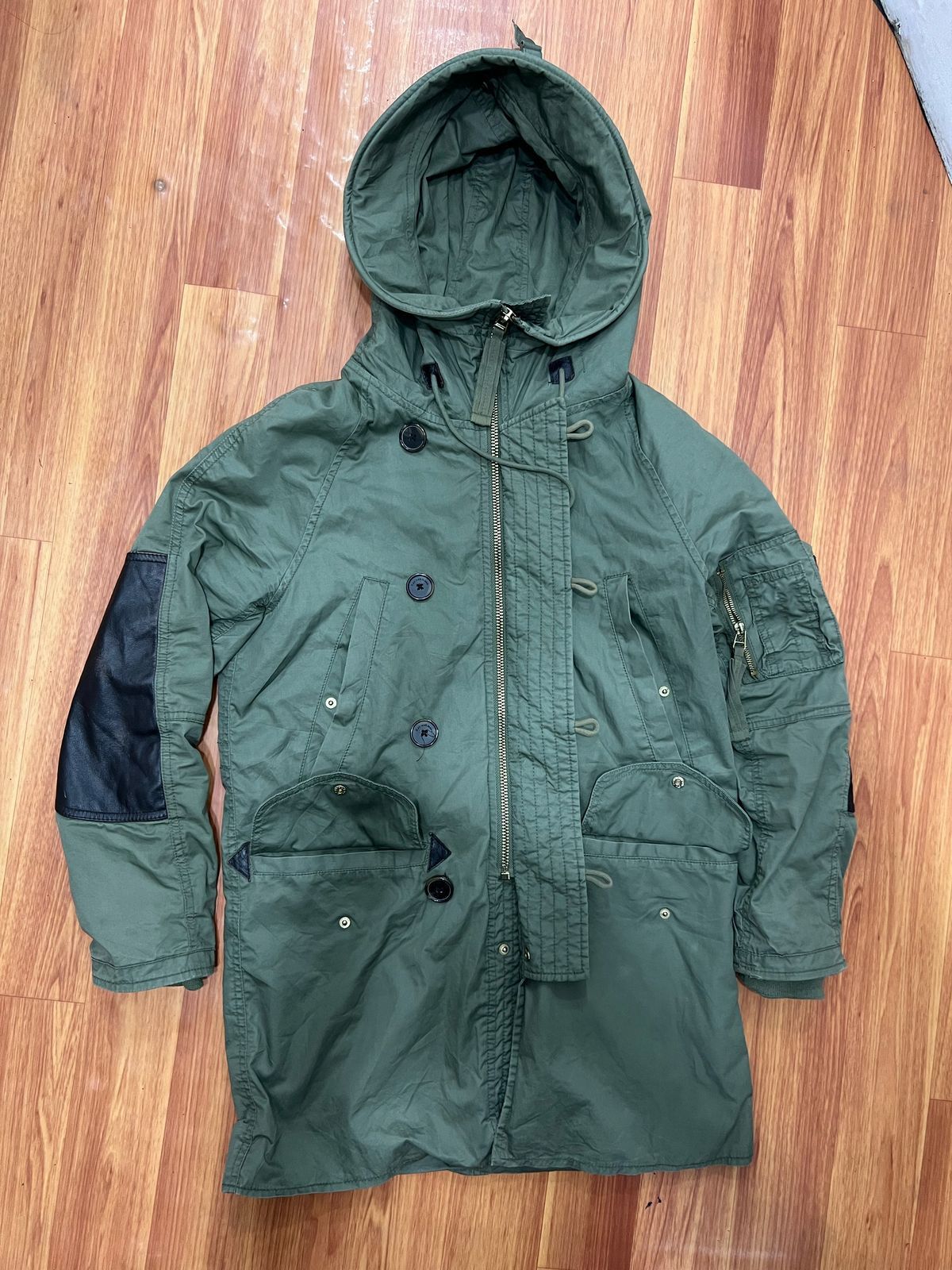 Japanese Brand unisex by kai aakmann N3B Military Parka Jacket Size US M / EU 48-50 / 2 - 3 Thumbnail