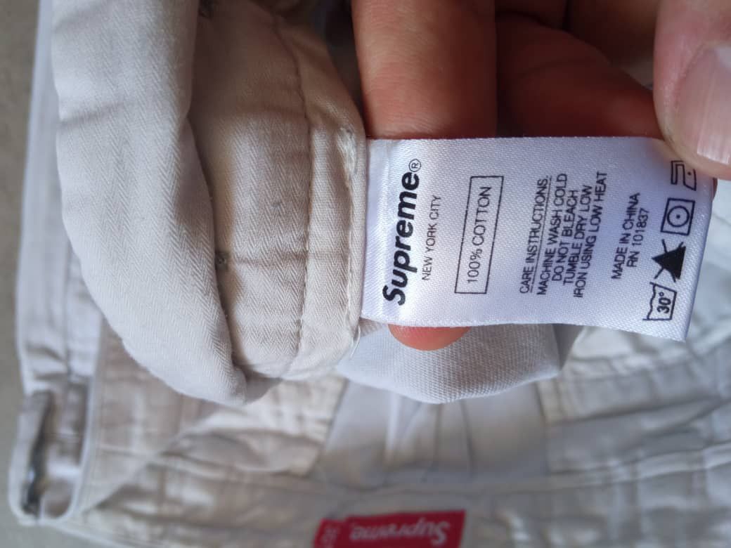 Supreme Supreme Arc Logo Chino Straight Leg Pants Size US 30 / EU 46 - 4 Thumbnail