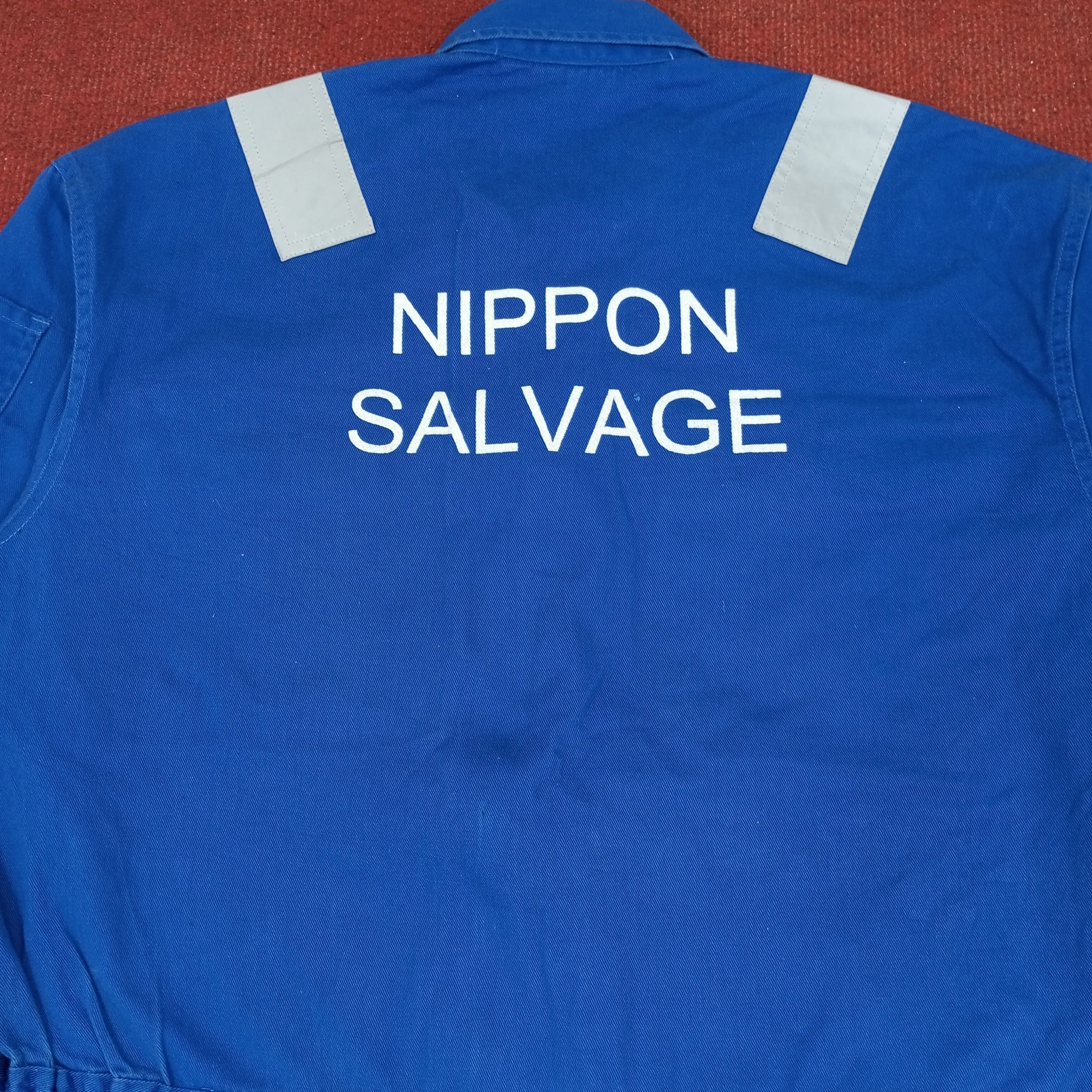 Japanese Brand × Vintage Nippon Salvage Japanese Workwear Coverall Jacket Size US L / EU 52-54 / 3 - 2 Thumbnail