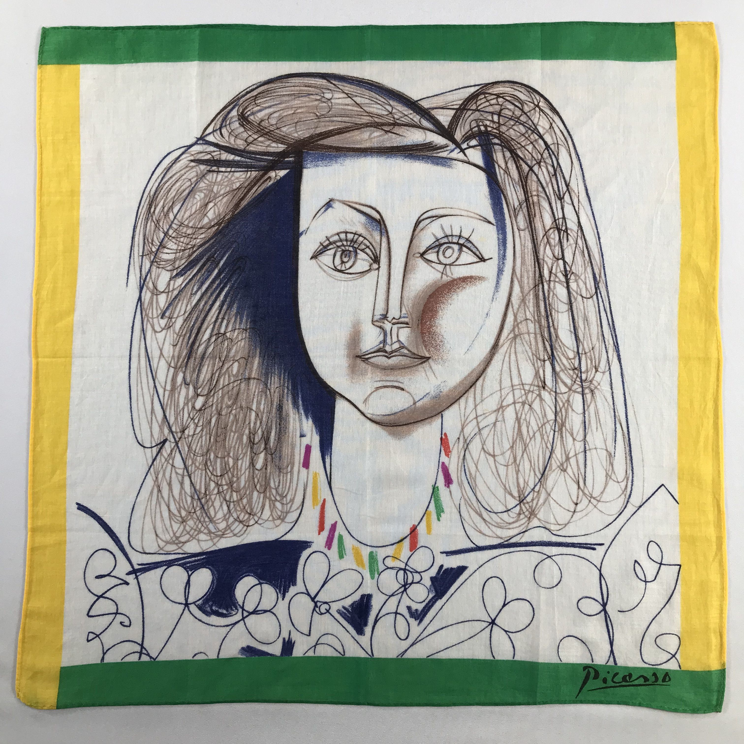 Paloma Picasso Picasso Handkerchief / Bandana / Neckerchief C657 Size ONE SIZE - 3 Thumbnail