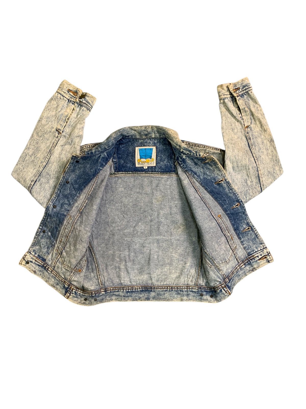 Japanese Brand Rare Design Vintage Gasoline Best Jean Denim Jacket Size L / US 10 / IT 46 - 3 Thumbnail