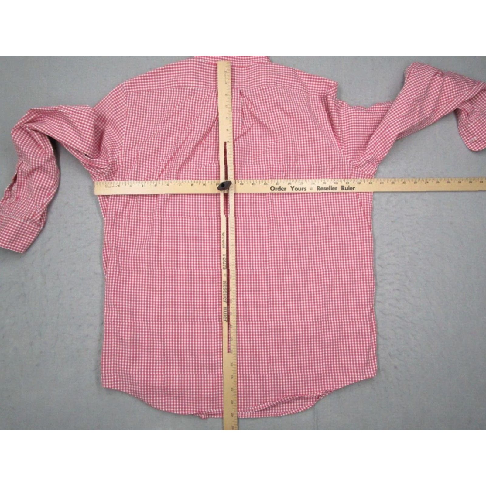 Vineyard Vines VINTAGE Vineyard Vines Murray Shirt Men Large Slim Fit Pink Check Button Up Casual Whale Logo Size US L / EU 52-54 / 3 - 5 Thumbnail