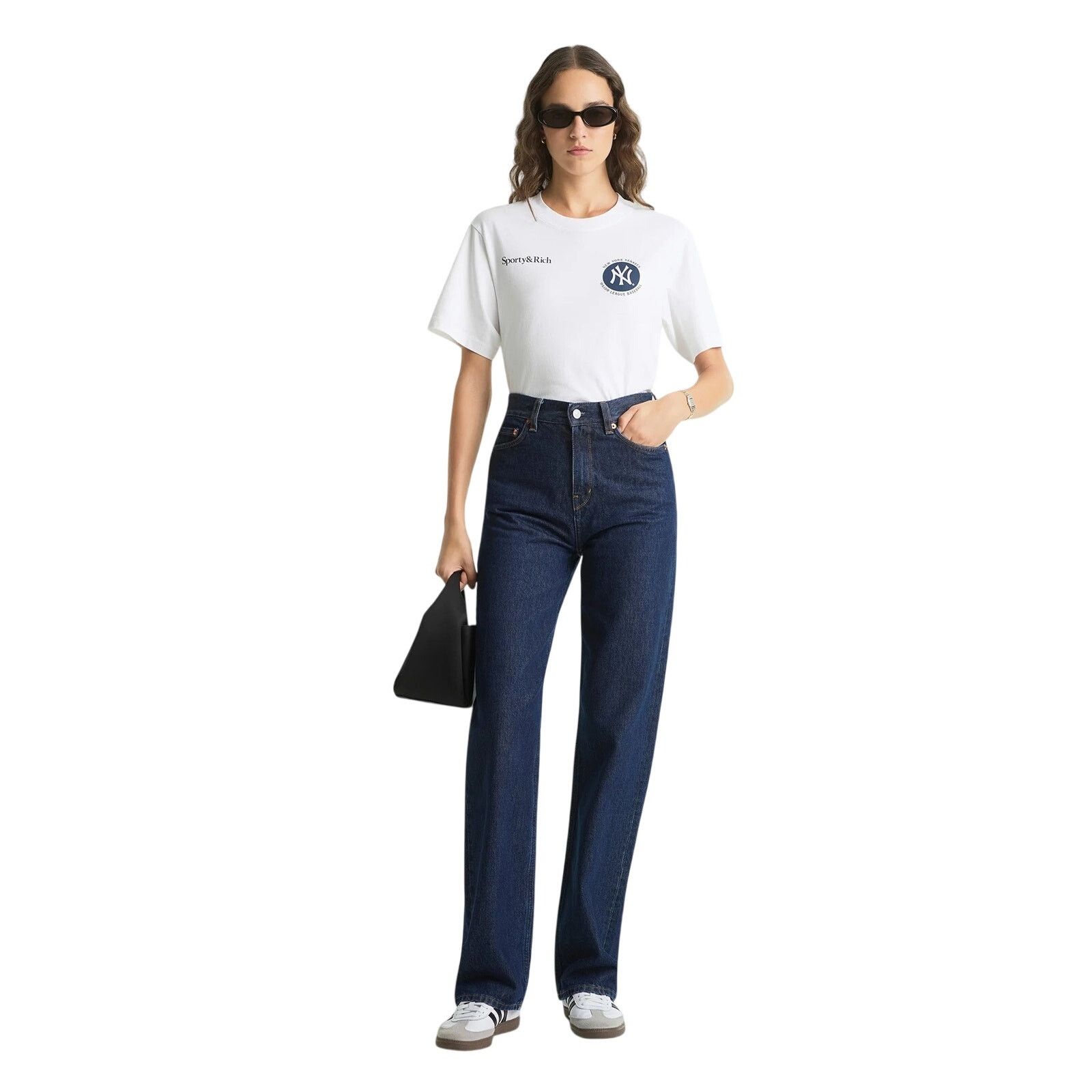 Sporty & Rich Sporty & Rich Major League White T-Shirt - Size L - New Size L / US 10 / IT 46 - 6 Thumbnail