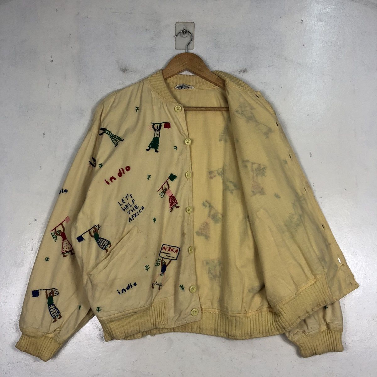 Japanese Brand × Other Indio Embroidered Bombers Jacket Size US M / EU 48-50 / 2 - 9 Thumbnail