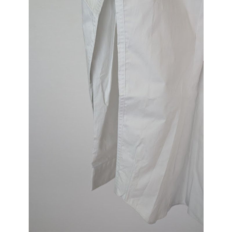 Raf Simons o1rshd1 Long Sleeve Cotton Print Back Button Up Shirt White Size US L / EU 52-54 / 3 - 14 Thumbnail