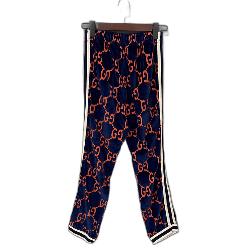 Gucci Gucci Velvet Logo Print Casual Pants Size 24" / US 00 / IT 34 - 1 Thumbnail