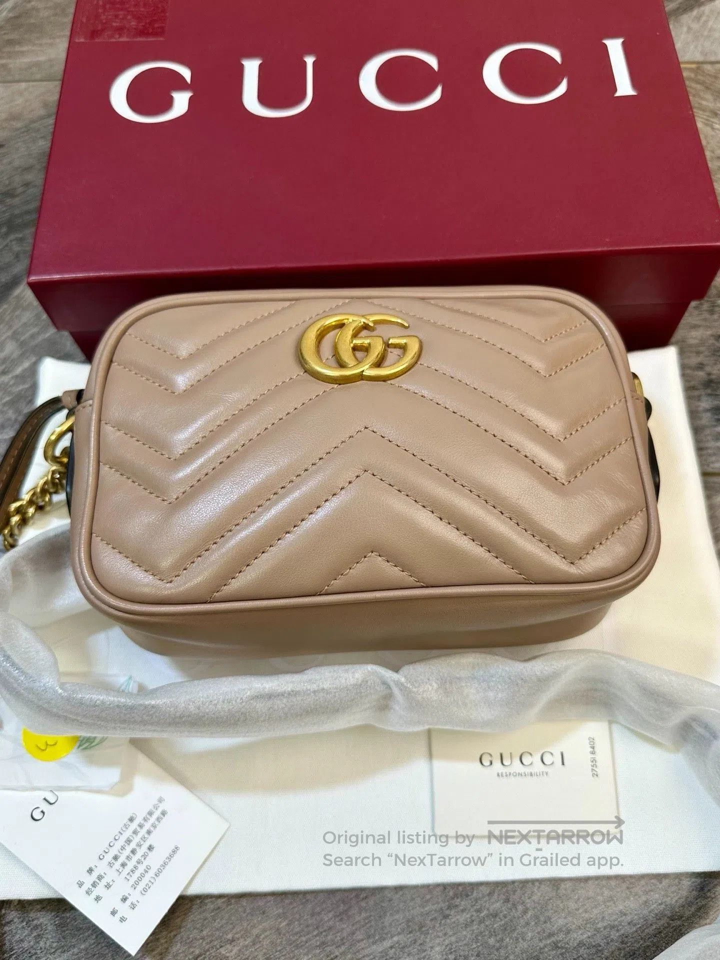 Gucci Gucci Marmont Camera Bag. Size ONE SIZE - 9 Thumbnail