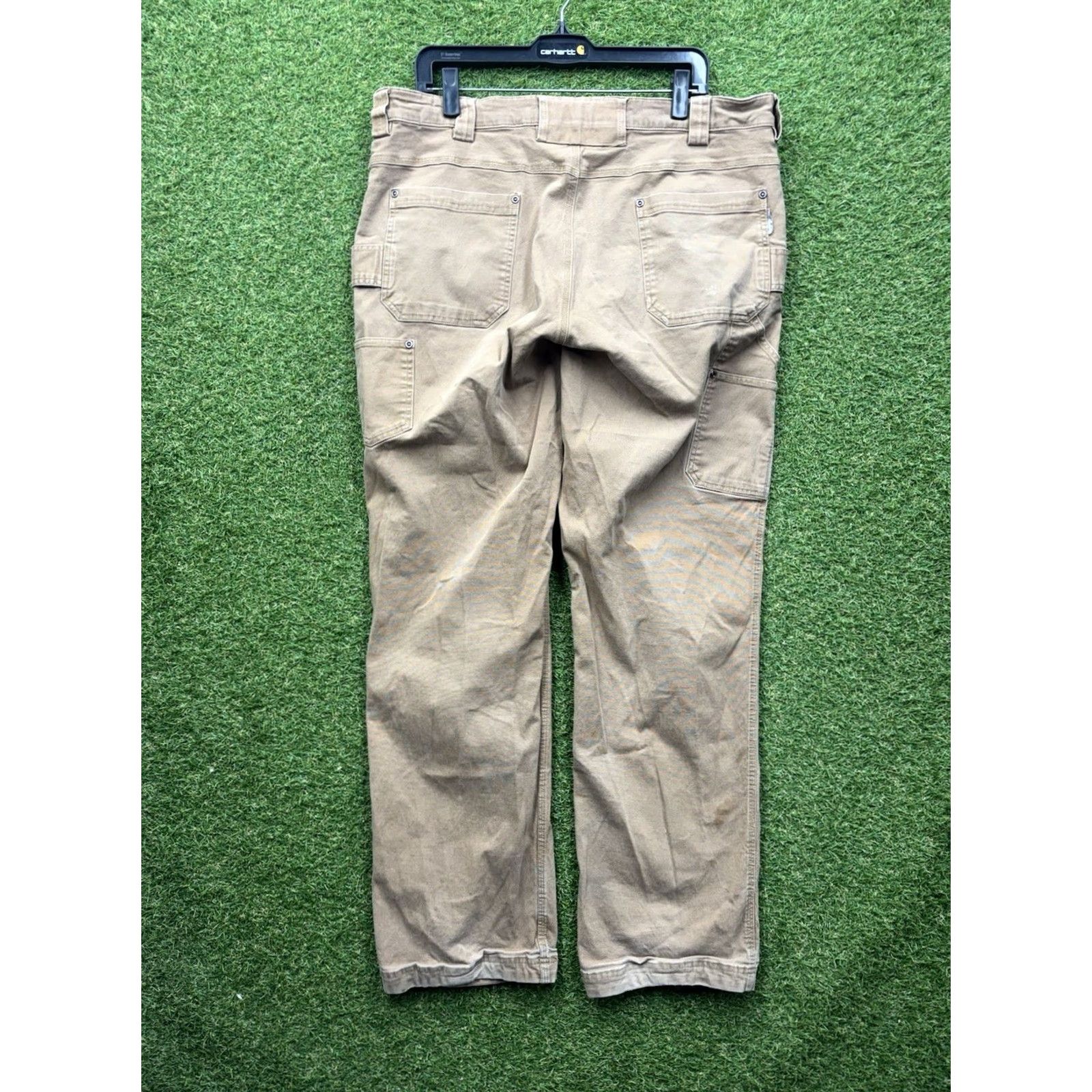 Vintage Duluth Mens Pants 36x34 Flex Fire Hose Carpenter Canvas Workwear Size 36 Brown Straight 5-Pocket Tech Flex Fire Hose Carpenter Pant Mens Size US 36 / EU 52 - 2 Thumbnail