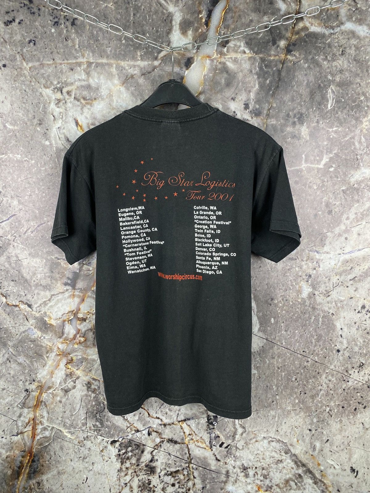 Band Tees × Vintage Men’s Rock N Roll Worship Circus T-Shirt Size Medium Size US M / EU 48-50 / 2 - 9 Thumbnail