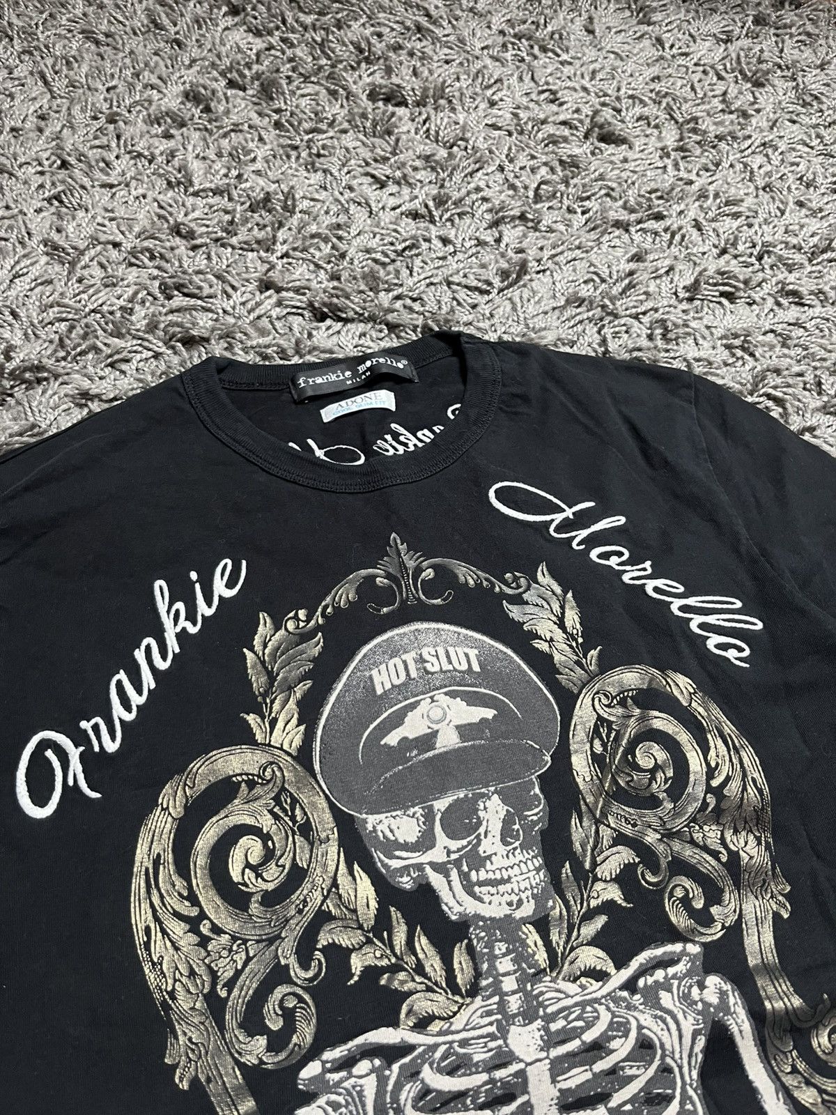 Frankie Morello Frankie Morello "Hot Slut" Skeleton Graphic T-Shirt Archive Size US M / EU 48-50 / 2 - 4 Thumbnail