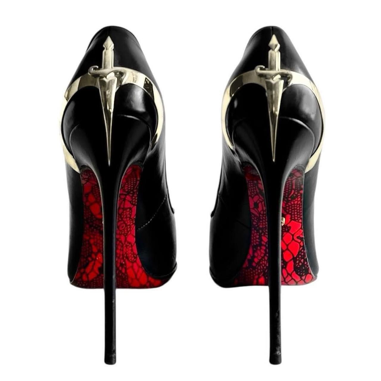 Paciotti Cesare Paciotti Dagger Heels Size US 8.5 / IT 38.5 - 2 Thumbnail