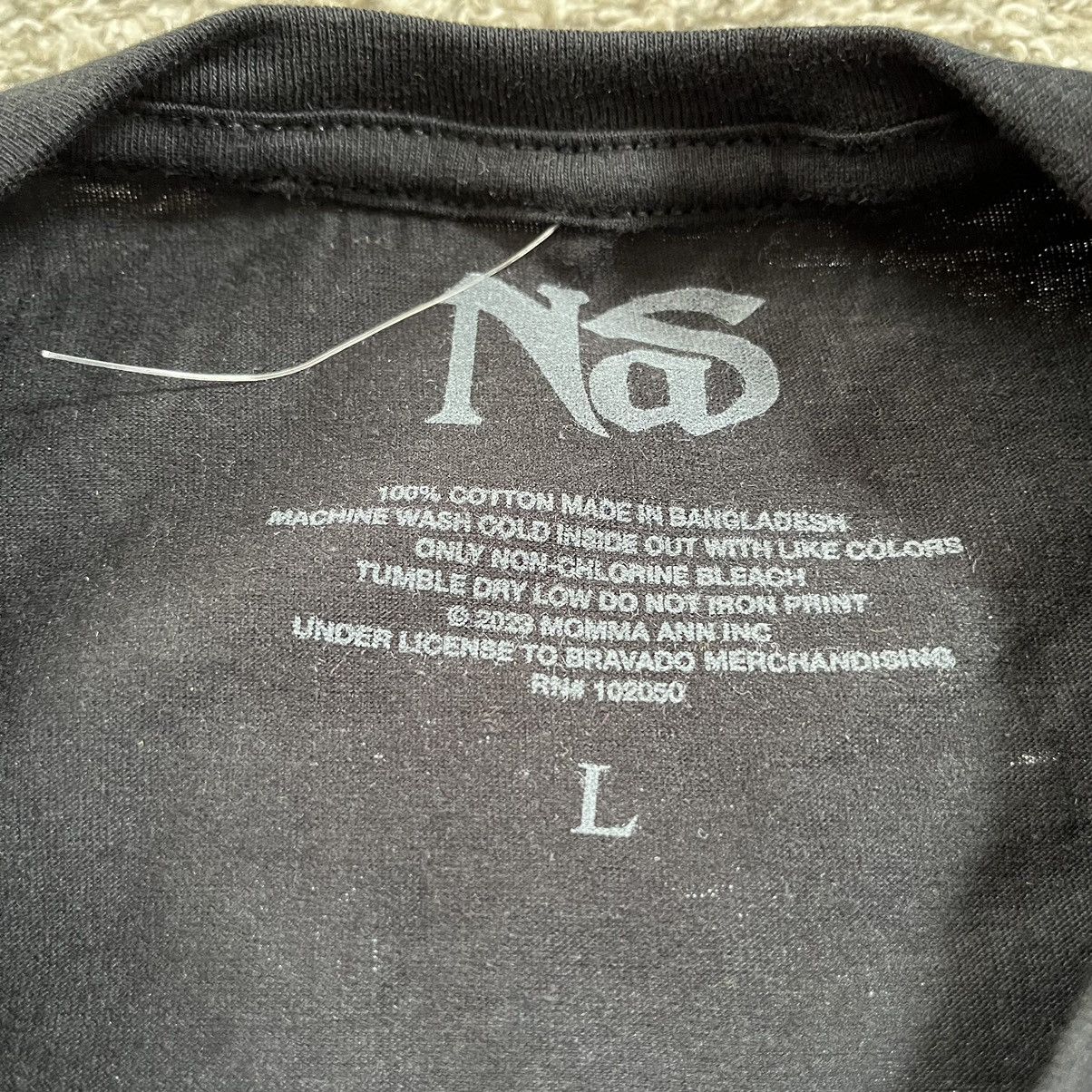 Nas 🔴Nas Shirt Size Large God’s Son Black Tshirt Hip-Hop Size US L / EU 52-54 / 3 - 6 Thumbnail