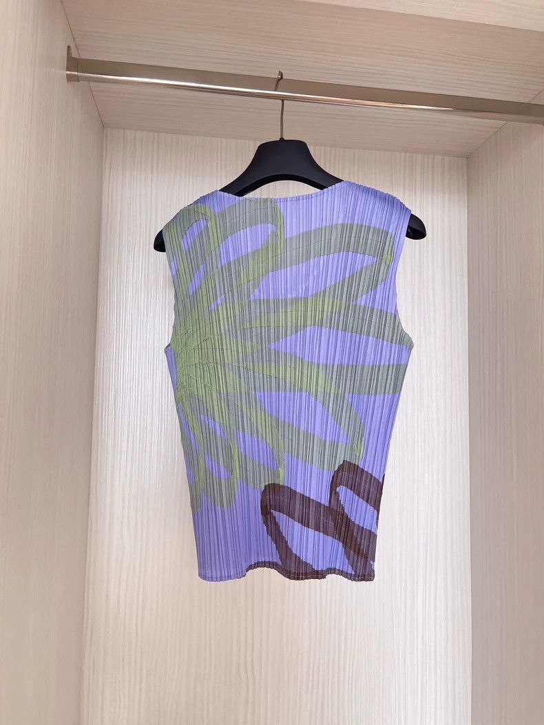 Issey Miyake Issey Miyake size:3 Purple patchwork vest Size M / US 6-8 / IT 42-44 - 4 Thumbnail