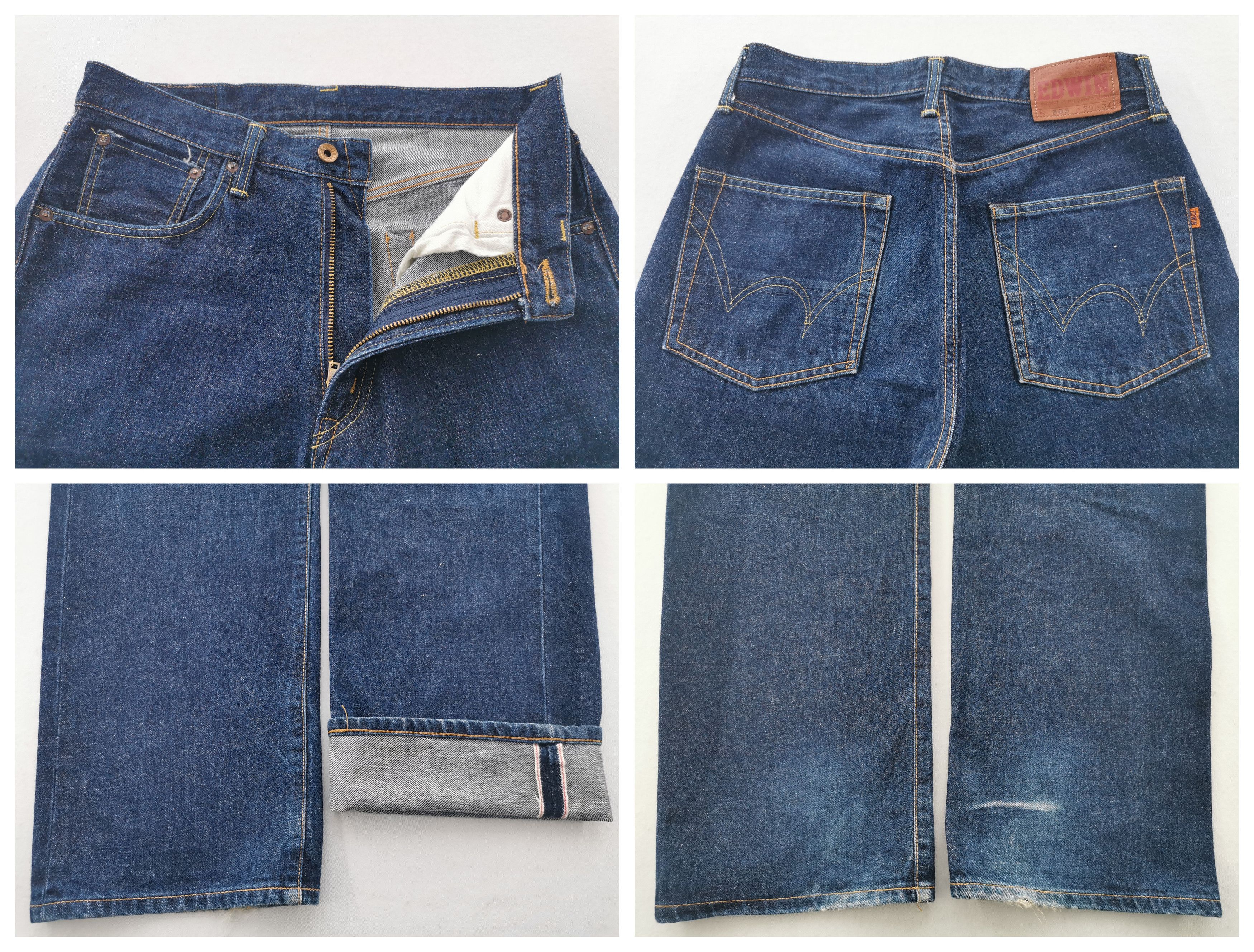 Edwin Vintage Edwin Lot 505 Selvedge Denim Made In Japan Size 32 Size US 32 / EU 48 - 1 Thumbnail