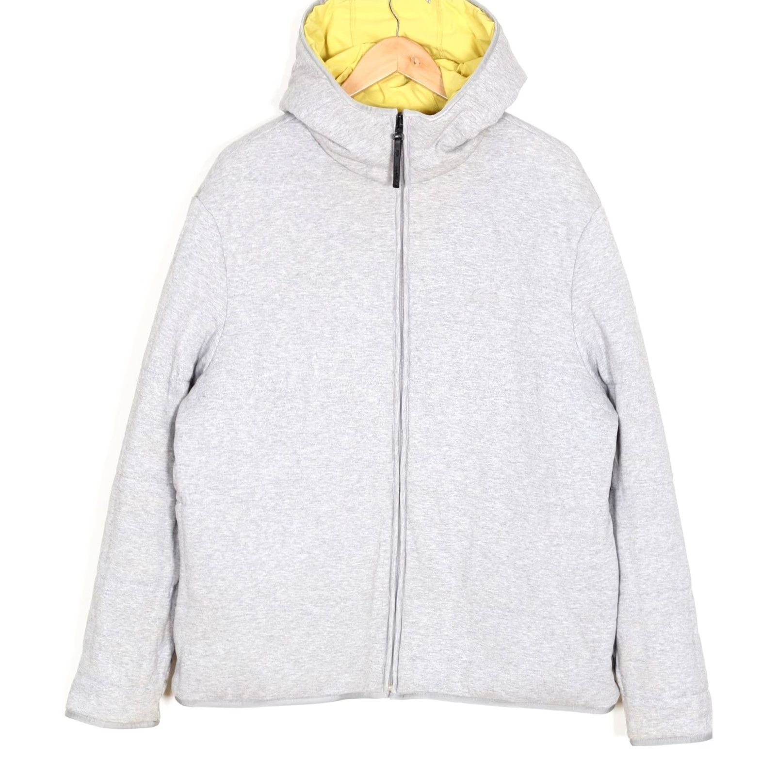Lacoste LACOSTE Reversible Hooded Puffer Jacket Men XL MJ6392 Yellow / Grey Jacket Mens XL Reversible Hooded Puffer Jacket Size US XL / EU 56 / 4 - 5 Thumbnail