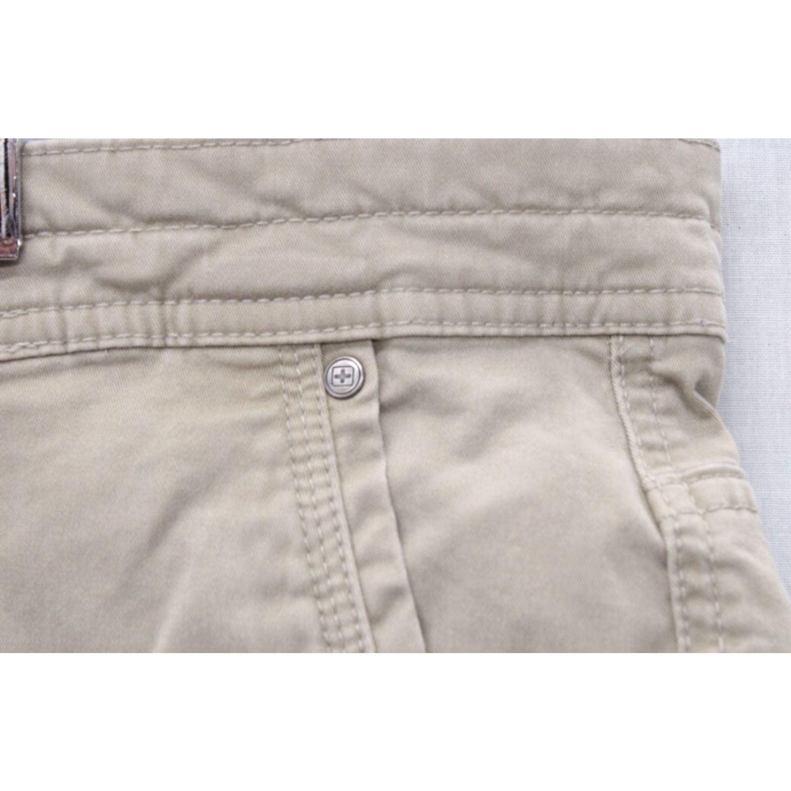 Vintage Swiss Tech Mens Pants 42x29 Khaki Tapered Stretch Chino Outdoor Hiking Size US 42 / EU 58 - 6 Thumbnail