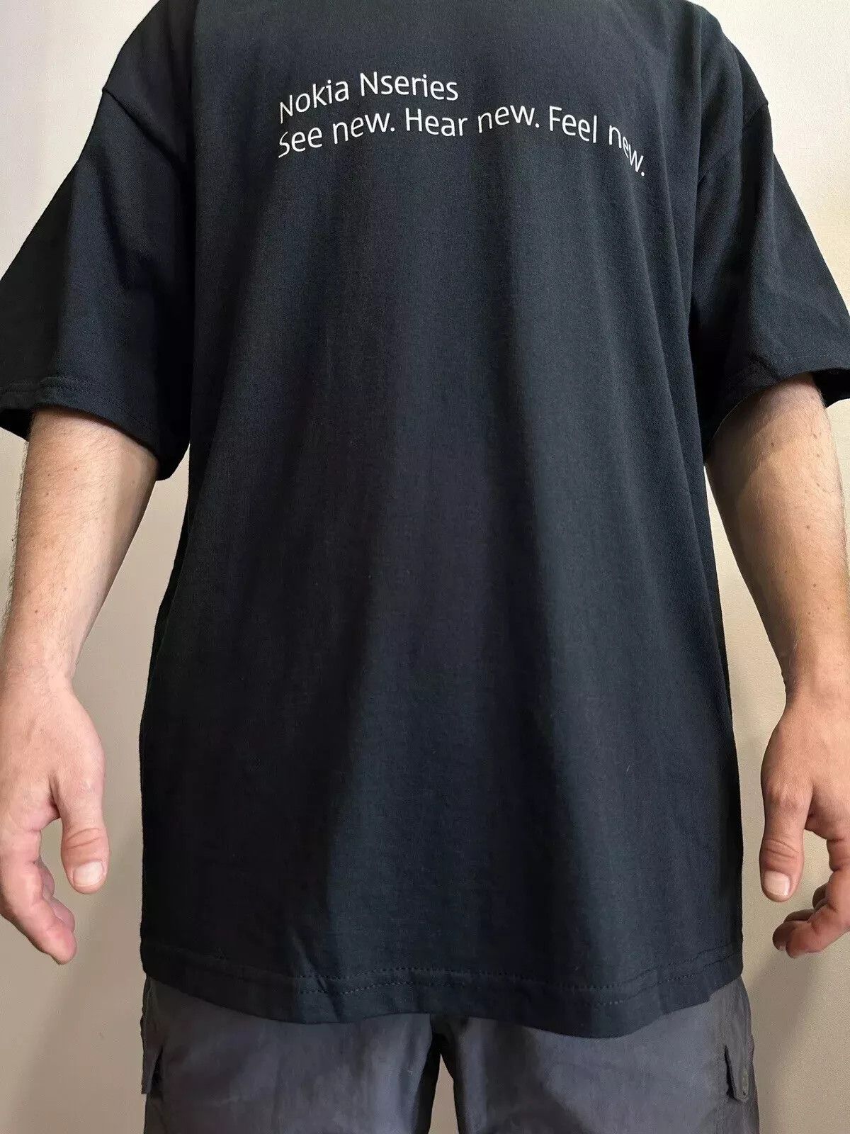 Gildan VINTAGE 2005 NOKIA N SERIES MOBILE PROMO SHIRT Y2K 2000s Size US XL / EU 56 / 4 - 4 Thumbnail