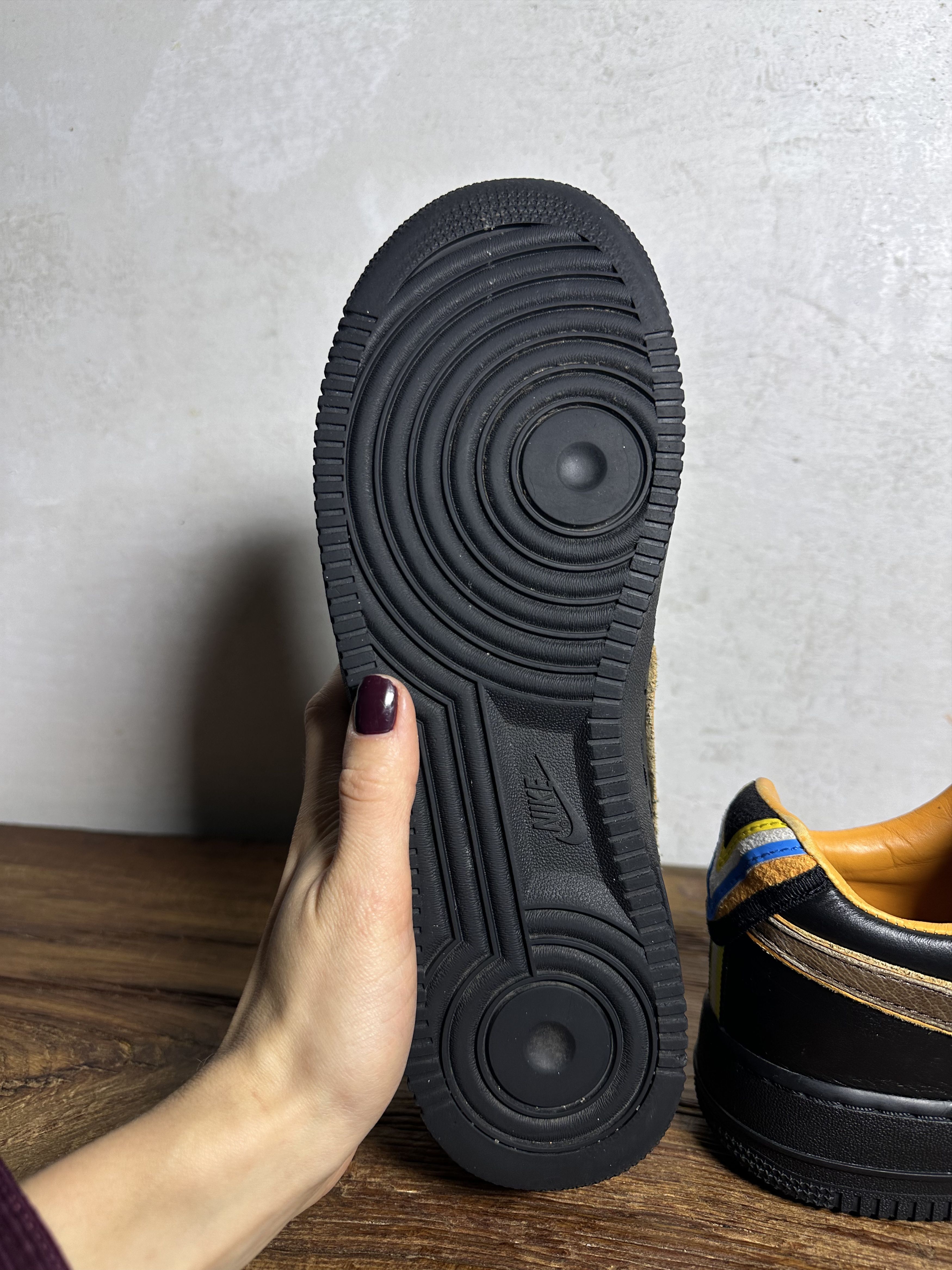 Nike × Riccardo Tisci Riccardo Tisci x Air Force 1 SP Black Brown 2014 Size US 10 / EU 43 - 9 Thumbnail