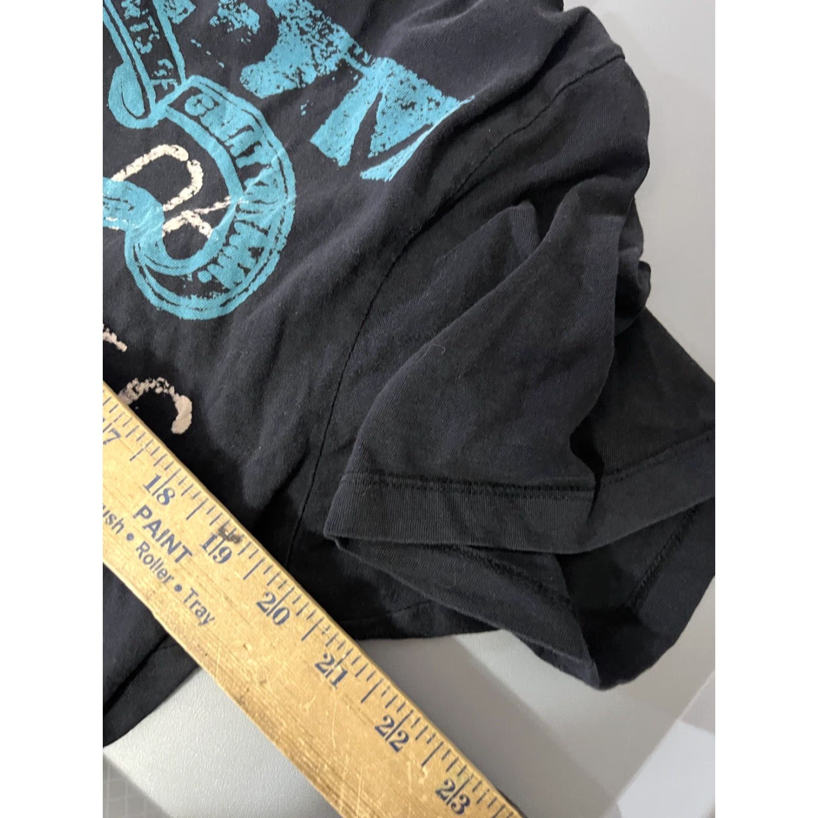 Guess VINTAGE GUESS Crew Neck Knit T-Shirt - Short Sleeve - Black - Men's XL - Casual Classic Cotton Blend Shirt Size US XL / EU 56 / 4 - 5 Thumbnail