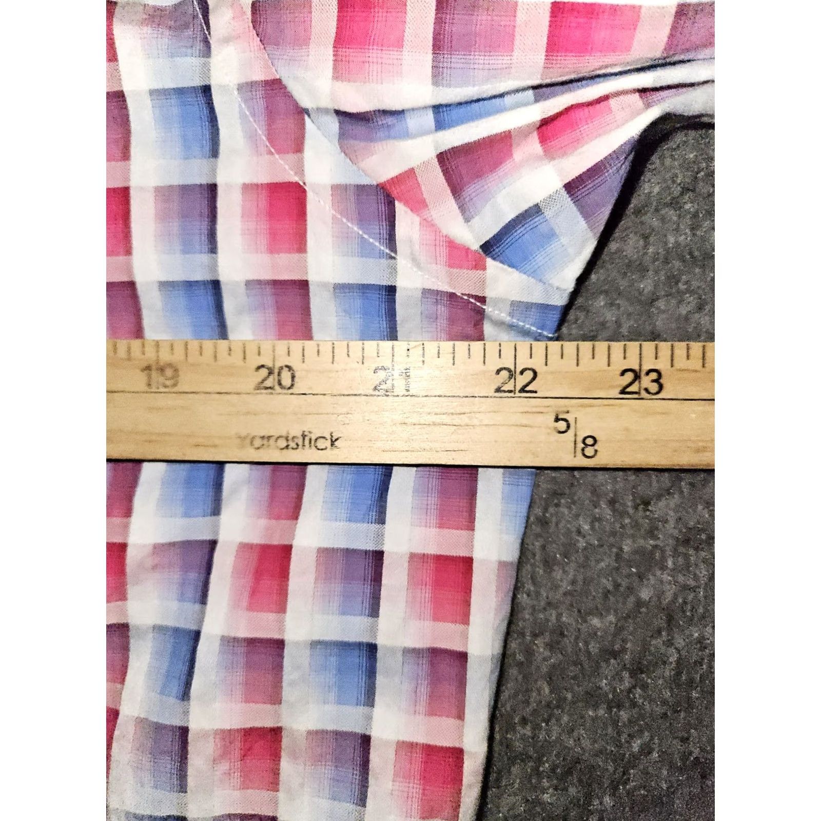 BUGATCHI Bugatchi Mens Large Long Sleeve Check Shirt - Classic Preppy Button-Up Size US L / EU 52-54 / 3 - 4 Thumbnail
