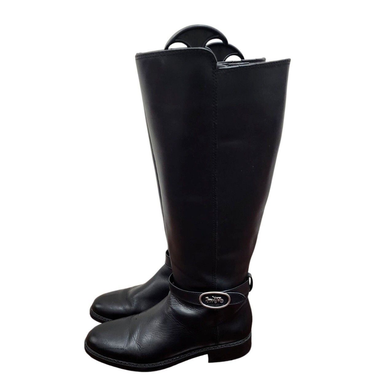 Coach COACH Walnut Horse Carriage Equestrian Riding Knee Boots Size US 7.5 / IT 37.5 - 8 Thumbnail