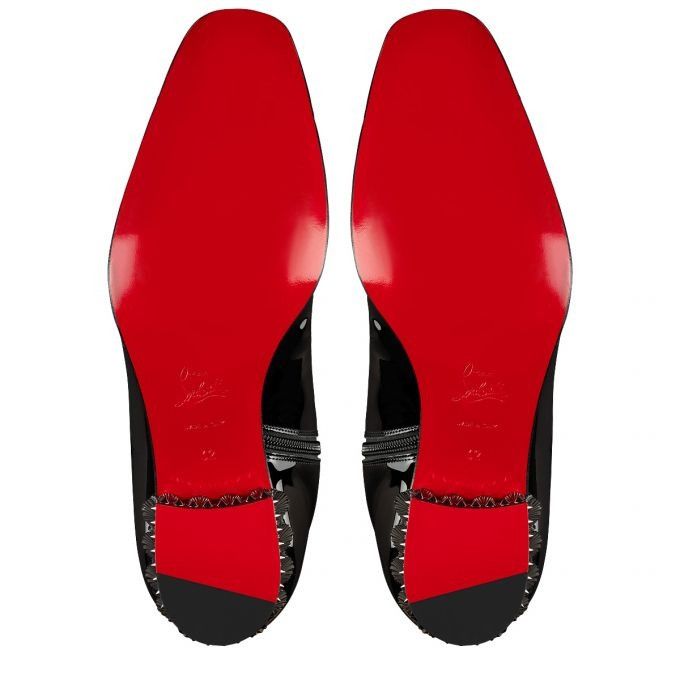 Christian Louboutin o1s1wg111224 Greggy Chick Flat Velvet in Black Size US 11 / EU 44 - 5 Thumbnail