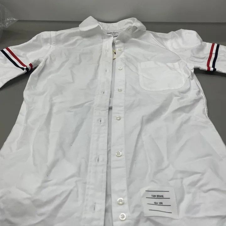 Thom Browne Thom Browne Classic White Long Sleeve Shirt -2507 Size M / US 6-8 / IT 42-44 - 2 Thumbnail