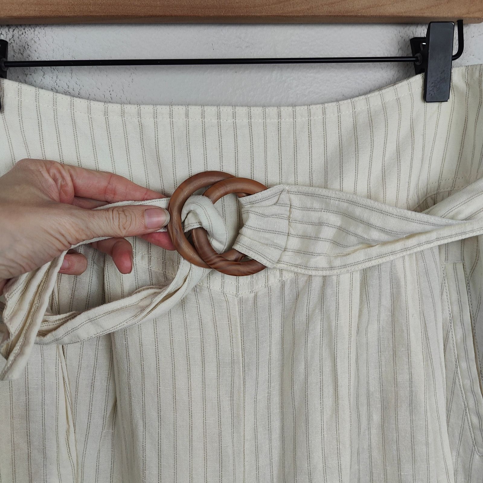 Anthropologie Anthropologie Palm Beach Belted Pants Womens 6 Wide Leg Size 28" / US 6 / IT 42 - 2 Thumbnail