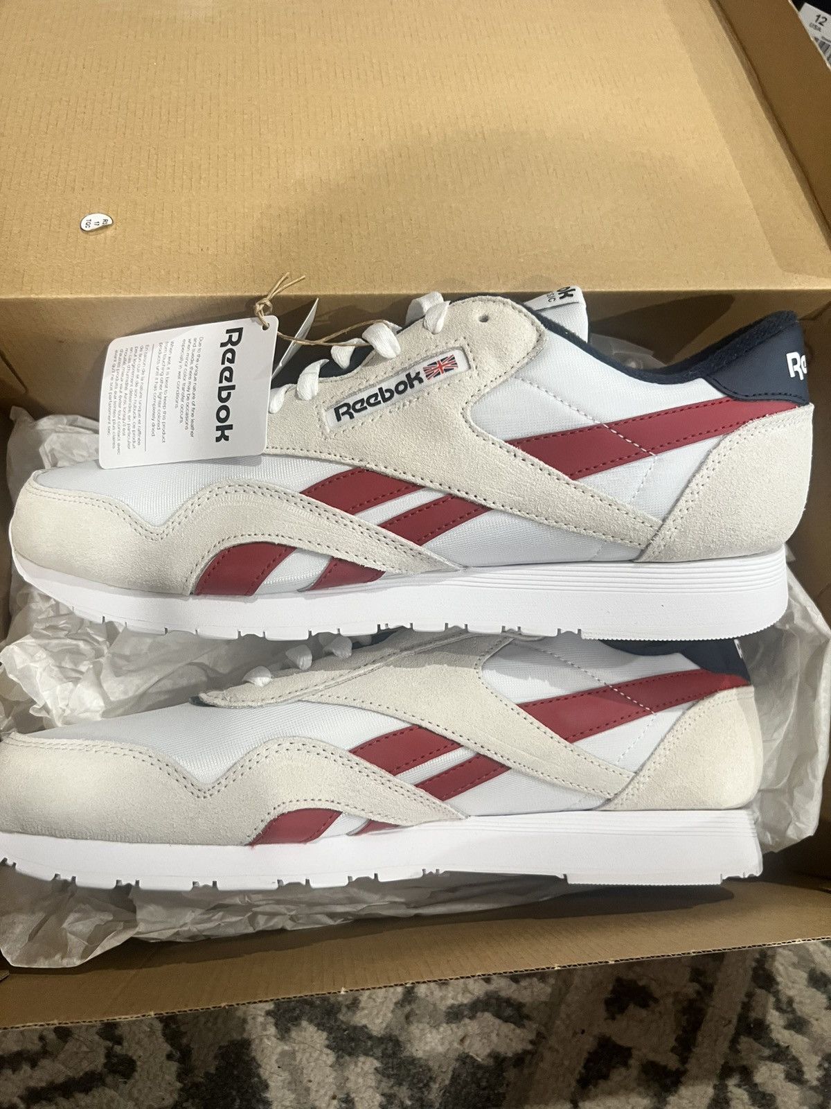 Reebok Reebok Classics White Blue Size US 12 / EU 45 - 1 Thumbnail