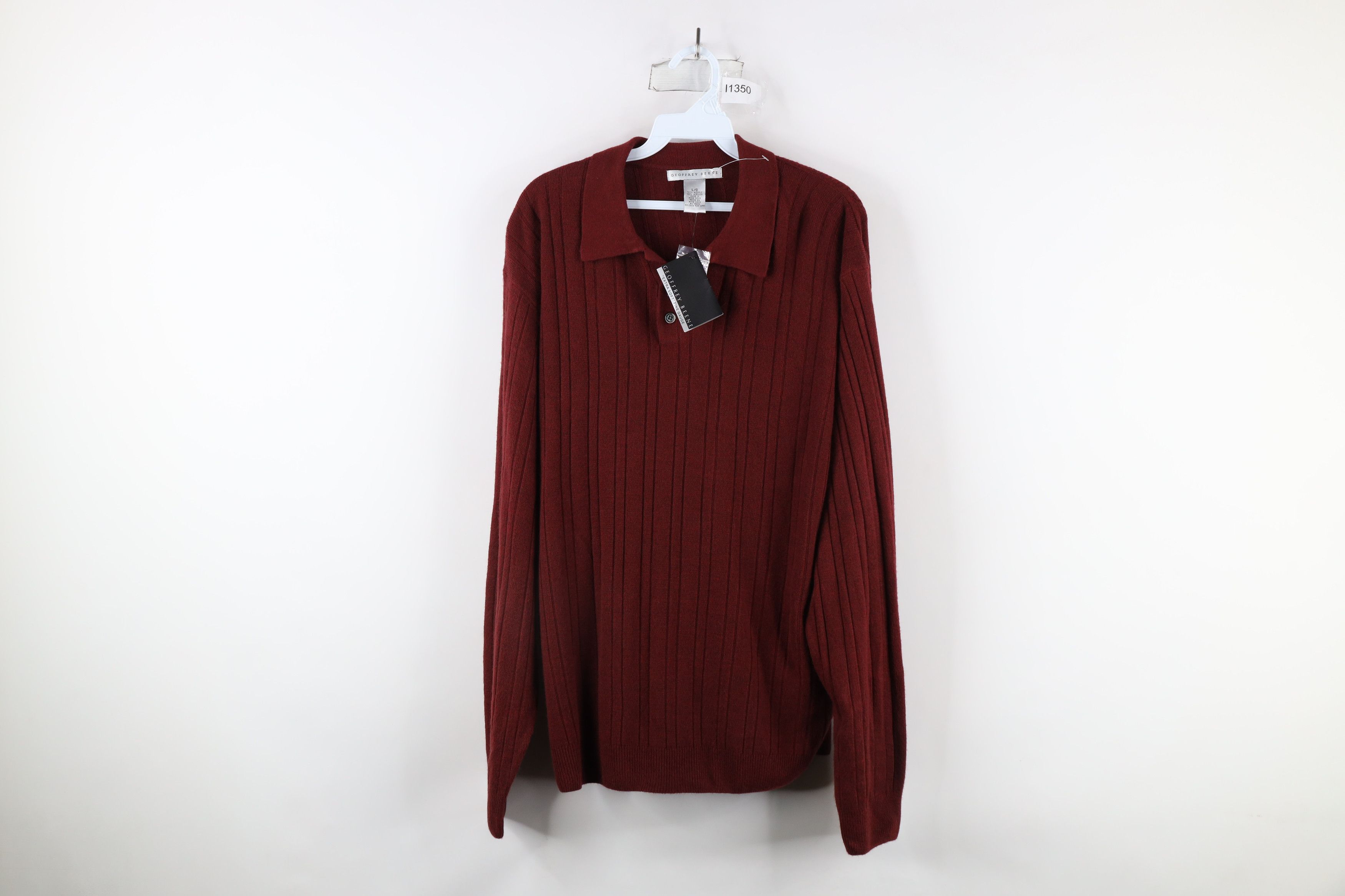 Vintage Deadstock Vintage 90s Streetwear Pullover Sweater Size US L / EU 52-54 / 3 - 1 Thumbnail