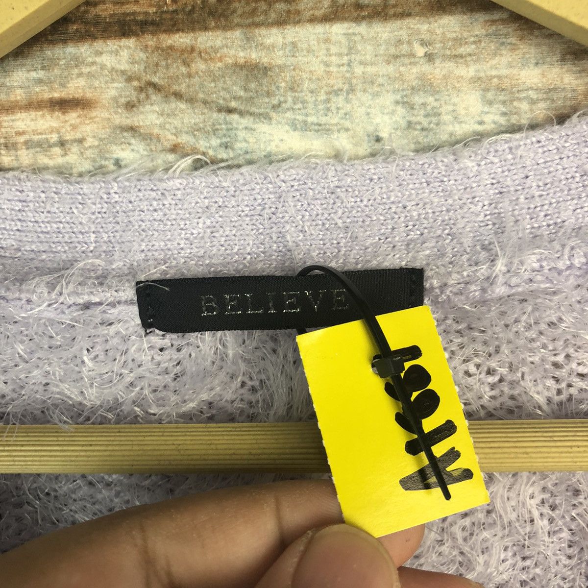 Homespun Knitwear × Japanese Brand Believe Purple shaggy fur mohair Knitwear #A1881 Size M / US 6-8 / IT 42-44 - 9 Thumbnail