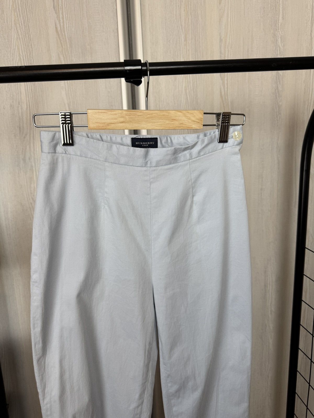 Burberry Burberry Golf made in Italy vintage blue cropped pants Size 28" / US 6 / IT 42 - 5 Thumbnail
