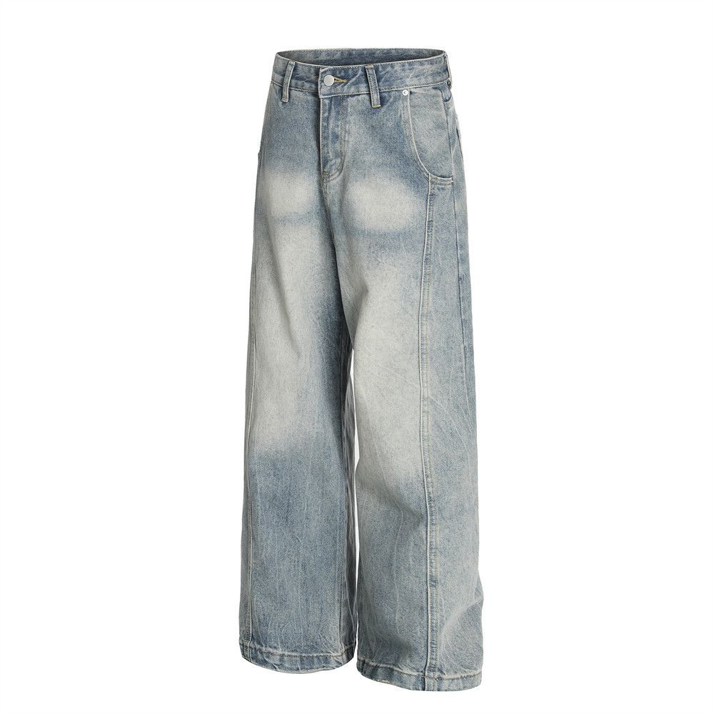 Japanese Brand × Jean Men's distressed loose casual punk washed gradient jeans Size US 32 / EU 48 - 2 Thumbnail